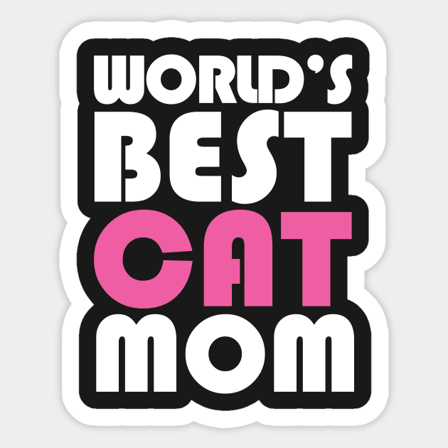 World's best cat mom Sticker by catees93